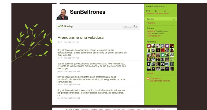 Twitter 20091105 - SanBeltrones